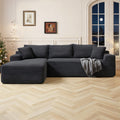 RH Furniture Outlet Cloud Sectional Couch Modern Modular Sectional Sofa Deep Seat Corduroy