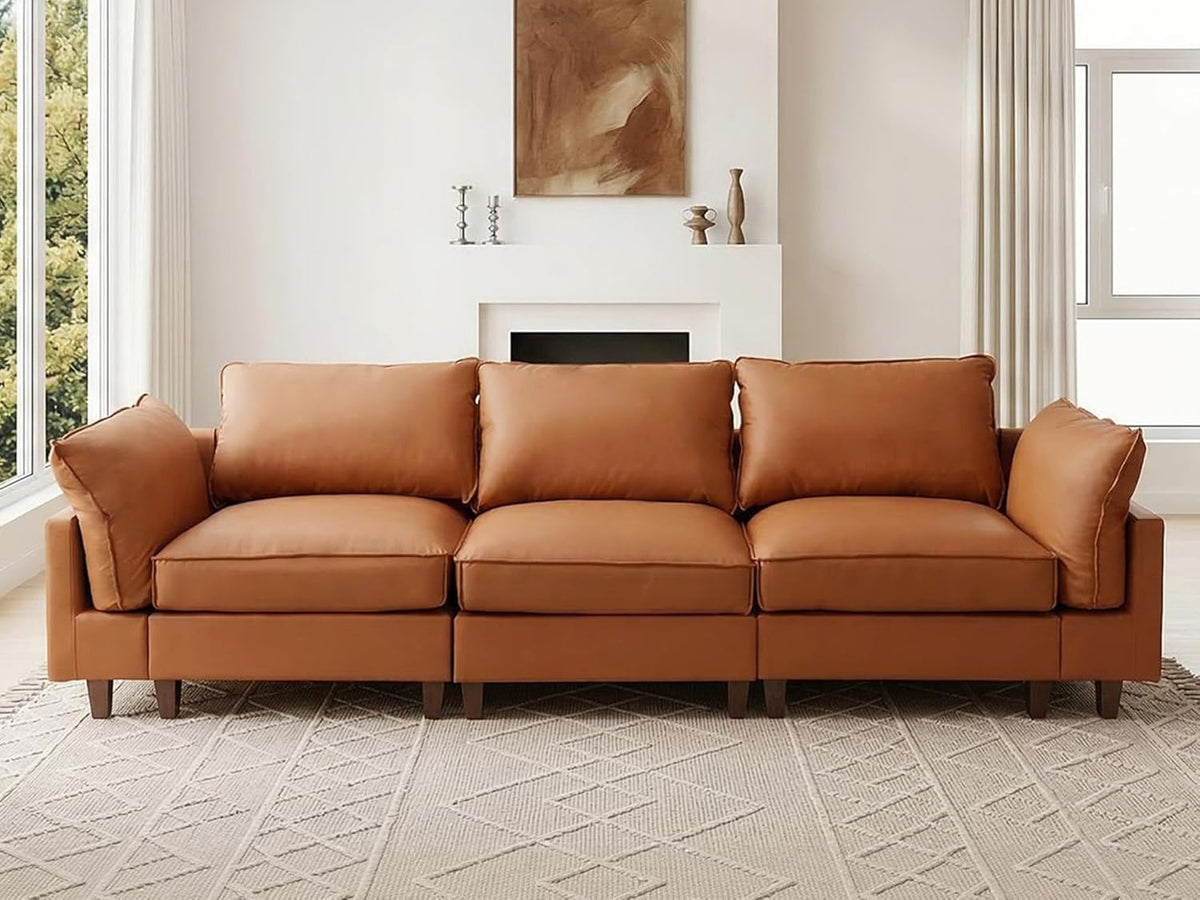 RH Furniture Outlet Modular Sectional Couch Oversized Cloud Couch 3 Seat L Shaped Sofa