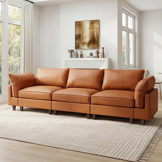 RH Furniture Outlet Modular Sectional Couch Oversized Cloud Couch 3 Seat L Shaped Sofa